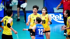 Đội tuyển bóng chuyền nữ Việt Nam khởi đầu thuận lợi tại giải châu Á