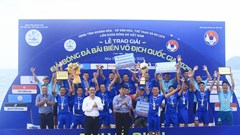 Bế mạc Giải bóng đá bãi biển VĐQG 2025