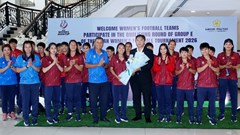 Đội tuyển nữ Việt Nam đã đến Phụ Thọ, chuẩn bị cho vòng loại giải châu Á