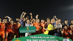 Thắng trận play-off, SHB Đà Nẵng trụ hạng thành công