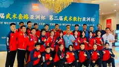 Wushu Việt Nam xếp hạng ba toàn đoàn giải châu Á