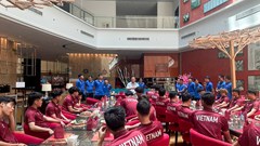 Lãnh đạo VFF thăm và động viên đội U22 Việt Nam trước giải Đông Nam Á