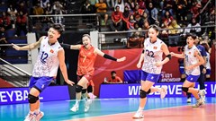 Tuyển bóng chuyền U21 nữ Việt Nam thắng cách biệt không tưởng trước Canada tại giải thế giới