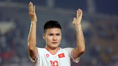 Tiền vệ Quang Hải không cùng đội tuyển Việt Nam thi đấu 2 trận với Nepal