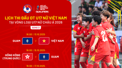 Lịch thi đấu của U17 nữ Việt Nam tại vòng loại U17 châu Á 2026