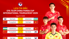 Lịch thi đấu U22 Việt Nam tại giải quốc tế Trung Quốc 2025