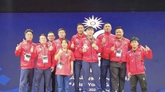 Cử tạ Việt Nam thi đấu thành công tại Đại hội Thể thao trẻ châu Á 2025