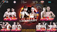 Ba võ sĩ Việt Nam thượng đài tại sự kiện boxing Ho Tram Legendary