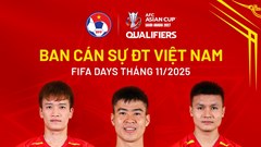 Ban cán sự mới của đội tuyển Việt Nam trước trận đấu với Lào