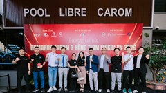 Billiards Carom 3 băng Việt Nam lần đầu tiên tổ chức giải đồng đội có thể thức hấp dẫn
