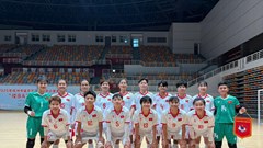 Đội tuyển Futsal nữ Việt Nam bất phân thắng bại với Trung Quốc
