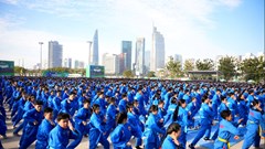 60.000 học sinh đồng diễn võ nhạc Vovinam, lập kỷ lục kép Việt Nam và thế giới 