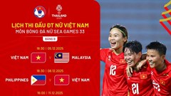 Lịch thi đấu của đội tuyển bóng đá nữ Việt Nam tại vòng bảng SEA Games 33