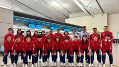 Đội tuyển Futsal nữ Việt Nam lên đường dự SEA Games 33