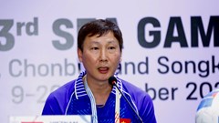 HLV Kim Sang-sik nói gì trước trận bán kết với U22 Philippines?