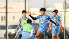 U23 Việt Nam chuẩn bị cho trận giao hữu với U23 Syria