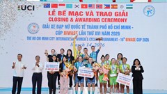 Bế mạc Giải xe đạp nữ quốc tế TP.HCM 2026