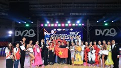 DanceSport Việt Nam giành 6 HCV, xếp hạng nhất giải Đông Nam Á
