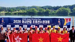 Rowing Việt Nam giành 1 HCV và 4 HCB tại Cúp châu Á 2026