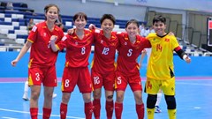 Đội tuyển futsal nữ Việt Nam vẫn xếp hạng 11 thế giới