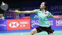 Thùy Linh sớm dừng bước tại Singapore Open 2026