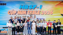 Xác định các danh hiệu tại Giải billiards HBSF Tour I năm 2026