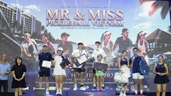 Giải Mr & Miss Pickleball Vietnam 2026 khởi tranh, xác định nhà vô địch đầu tiên