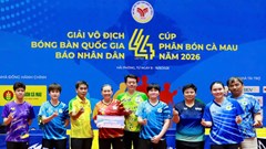 TP.HCM khởi đầu ấn tượng tại môn bóng bàn Đại hội Thể thao toàn quốc lần 2026