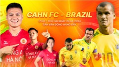 CLB Công an Hà Nội giao hữu với các cựu tuyển thủ Brazil