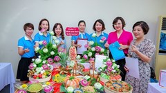Hội thi nấu ăn với chủ đề “Gia đình hạnh phúc”