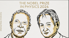 Giải Nobel Vật lý 2024 vinh danh công trình nghiên cứu về trí tuệ nhân tạo
