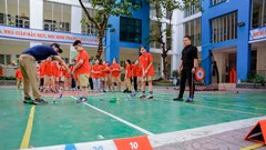  Trường tiểu học công lập đầu tiên trên cả nước đưa golf vào giảng dạy