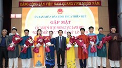 Thêm nguồn động viên, khích lệ văn nghệ sĩ