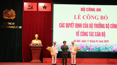 Công an thành phố Hà Nội có 2 tân Phó Giám đốc