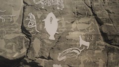  Độc đáo bộ tranh khắc đá và chữ tượng hình của Hàn Quốc