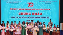 Hơn 1.500 “hạt giống tri thức” tranh tài Đại sứ Văn hóa đọc Hà Nội 2025