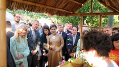 Lan tỏa hương vị cốm Hà Nội tại Liên bang Nga