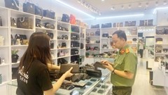 Phát hiện hàng loạt sản phẩm giả mạo thương hiệu tại Hà Nội
