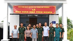  Bộ Chỉ huy Quân sự tỉnh An Giang bàn giao 5 căn nhà tình nghĩa
