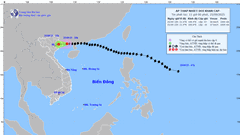 Bão số 9 Ragasa suy yếu thành áp thấp nhiệt đới
