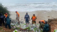 Miền Trung “oằn mình” ứng phó với cơn bão số 10