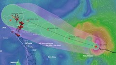 Bão số 11 Matmo sẽ vào Biển Đông trong đêm nay