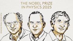 Ba nhà khoa học Mỹ đoạt giải Nobel Vật lý 2025 với nghiên cứu về lượng tử