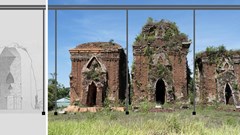Băn khoăn việc trùng tu di tích tháp Nam Chiên Đàn
