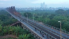 Cấm xe trên cầu Long Biên từ ngày 1.11