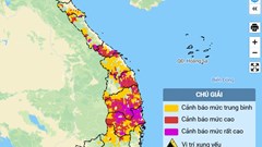 Cảnh báo lũ quét tại 9 tỉnh, thành ở miền Trung