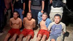 Nhóm phạm nhân nổ súng bỏ trốn tại tòa án Campuchia đã bị bắt