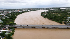 Lũ trên các sông miền Trung và Đồng Nai vẫn ở mức cao, cảnh báo rủi ro thiên tai cấp độ 3