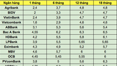 Gửi tiền ngân hàng nào lời nhất tháng 12?