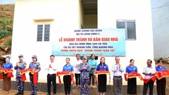 Khánh thành ngôi nhà trong “Chiến dịch Quang Trung” sau 17 ngày xây dựng
